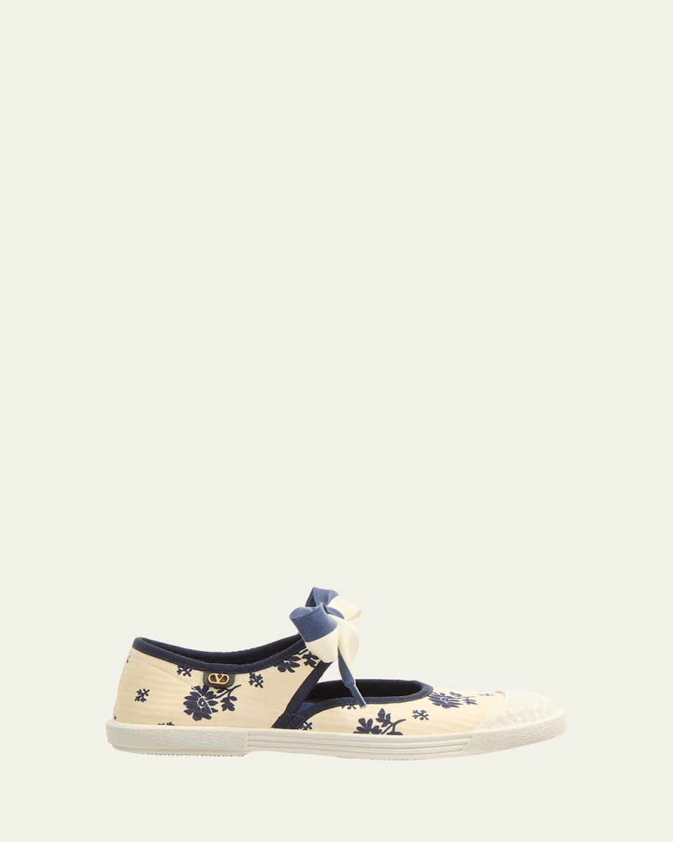 Bay By Bay Floral Bow Sneakers